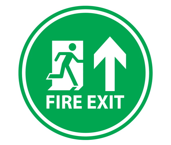 Fre Exit Floor Stickers, Signs & Graphics