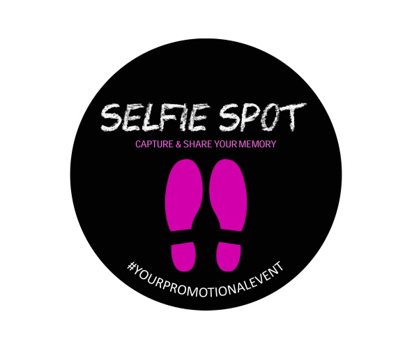 750mm Diameter Selfie Spot R11 Floor Stickers / Graphics