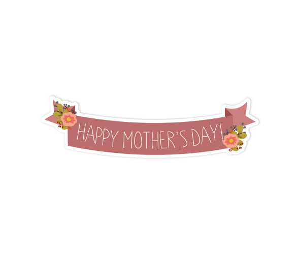 Don’t Forget About Mother’s Day Banner Floor Sticker / Graphic