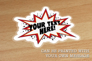 red-pow-star-floor-sticker